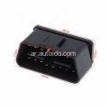 OBD2 16Pin موصل OBD سدادات ذكر 90 درجة